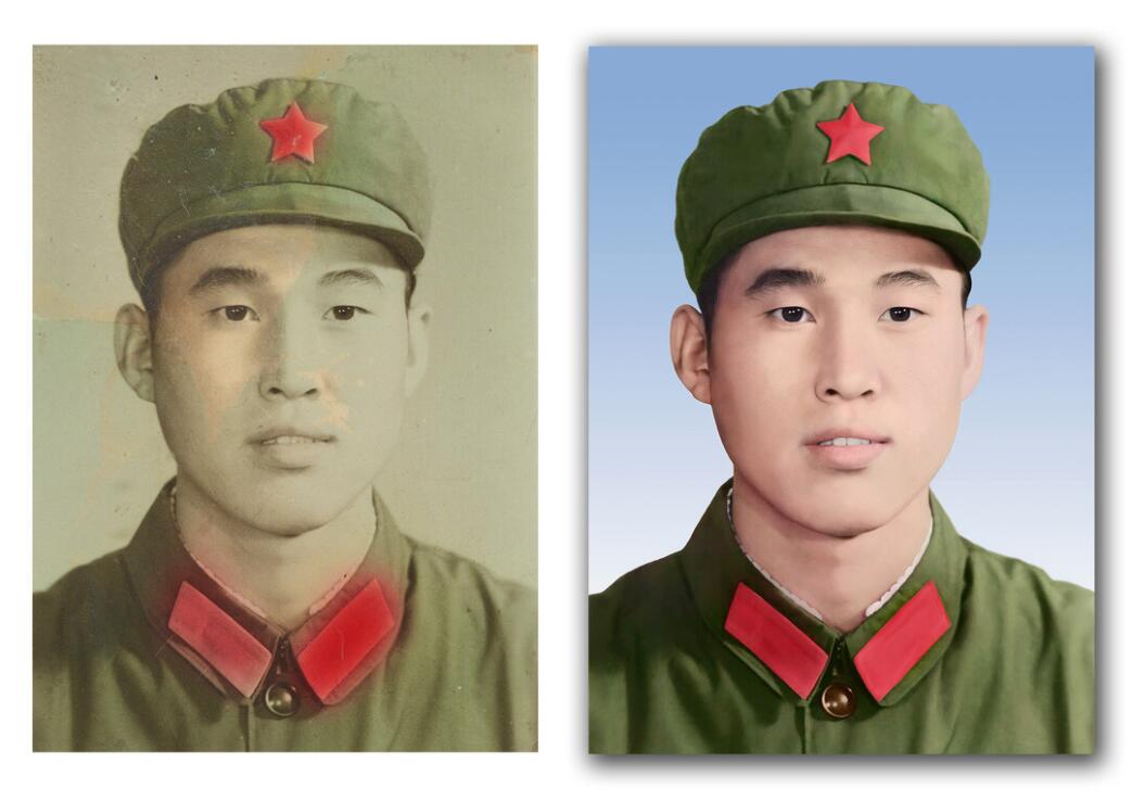 龙凤破损照片修复-18